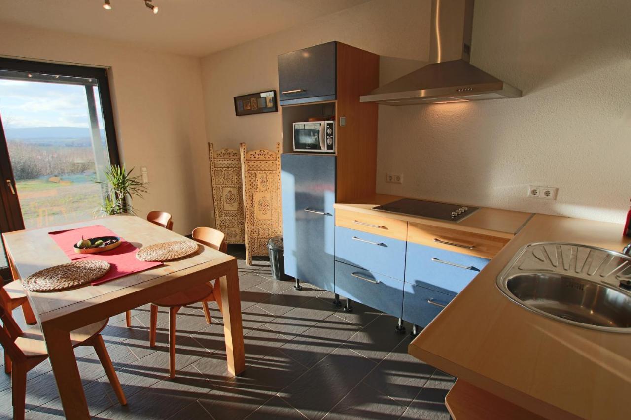 Hunsrueck Valley View Apartment With Cedar Sauna Bruschied 외부 사진