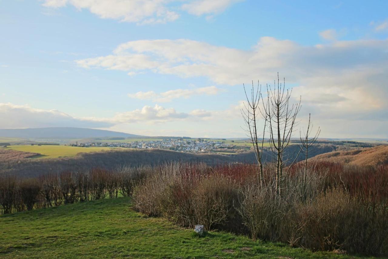 Hunsrueck Valley View Apartment With Cedar Sauna Bruschied 외부 사진