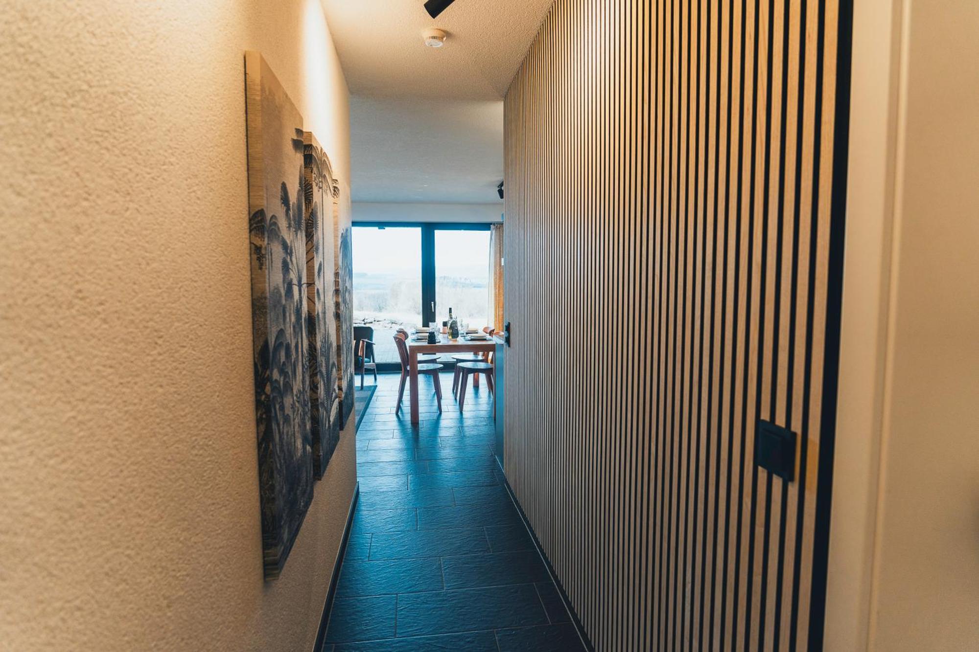 Hunsrueck Valley View Apartment With Cedar Sauna Bruschied 외부 사진