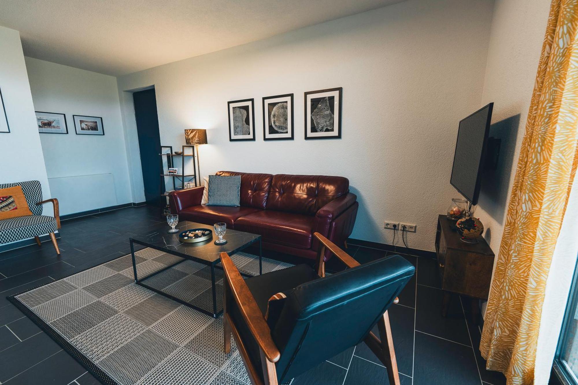 Hunsrueck Valley View Apartment With Cedar Sauna Bruschied 외부 사진